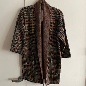 Gwen Houndstooth Coatigan